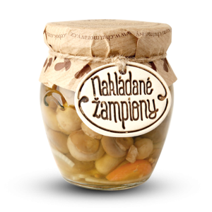 Foto nakládaných žampionů - Delikatesy